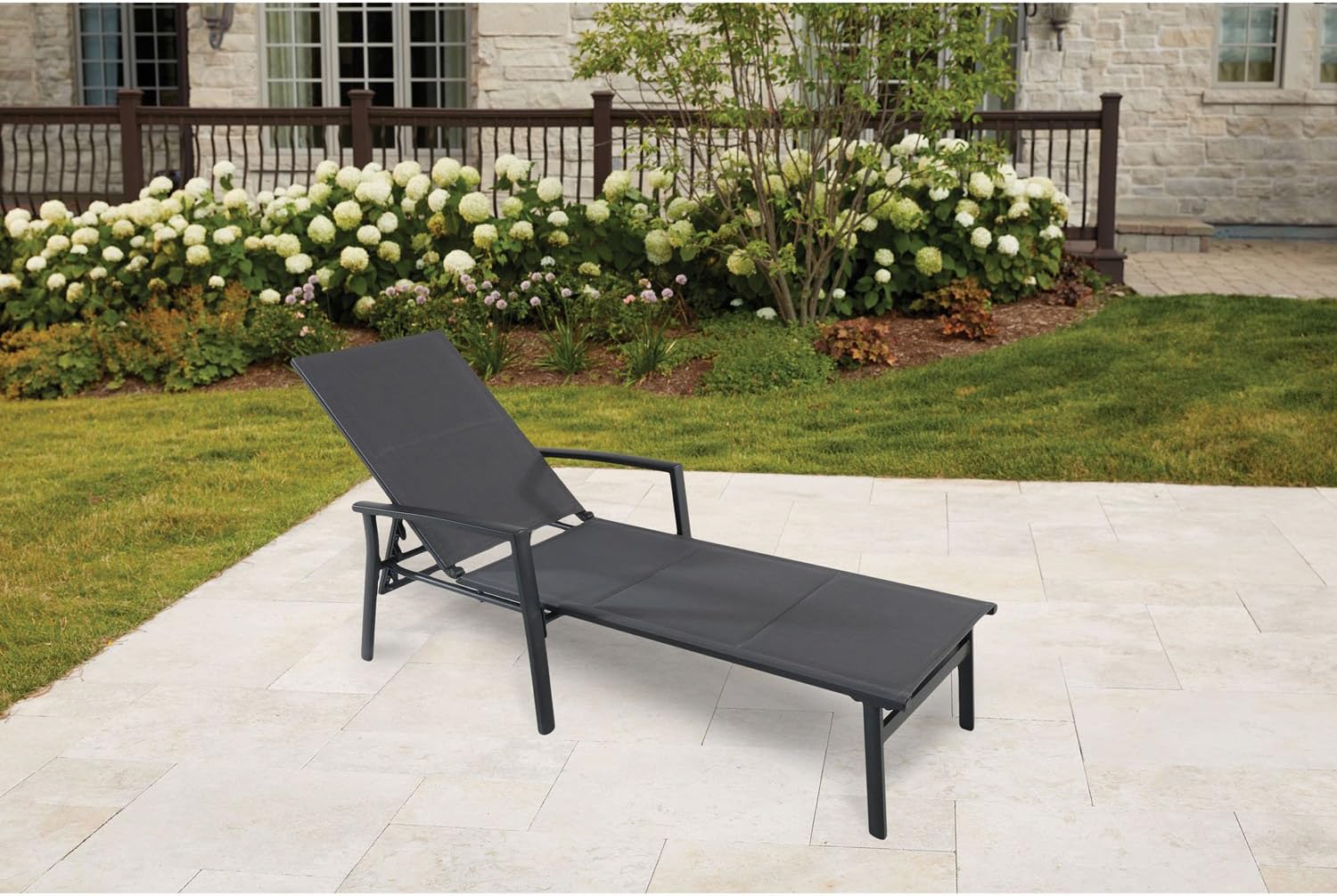 Padded Sling Chaise Lounge Chair Q697540