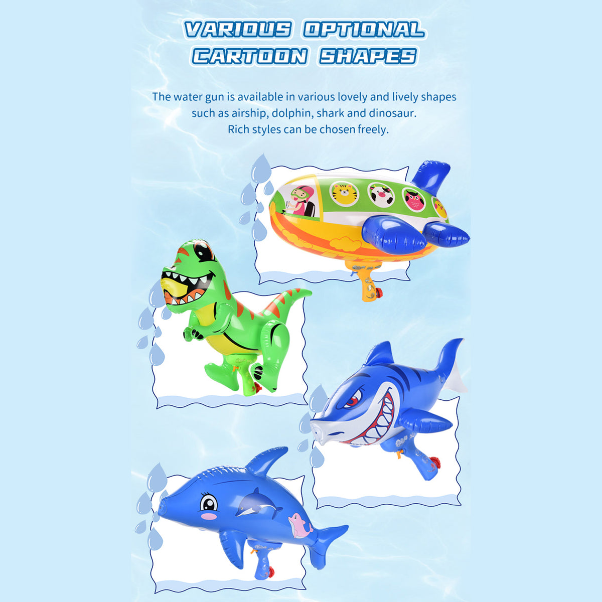 Blue Dolphin Inflatable Pool Hammer M46816