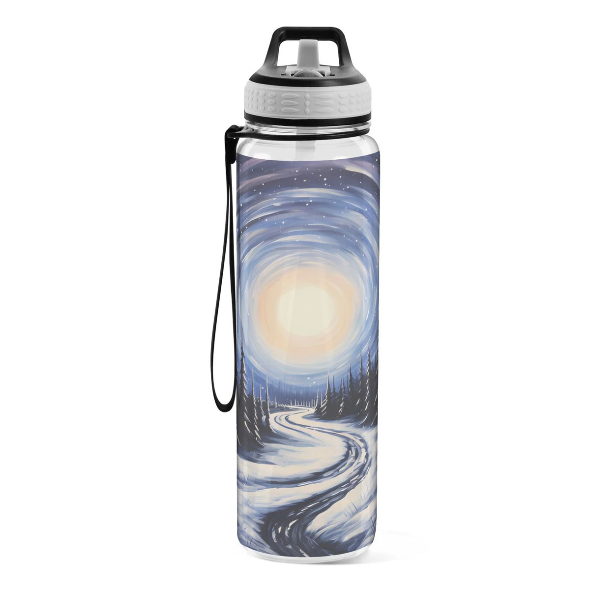 32oz Tritan Leakproof Clear Sports Water Bottle N49796