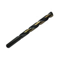 12 Pcs 11.50mm HSS Black & Gold Split Point Jobber Length Drill Bit K5651