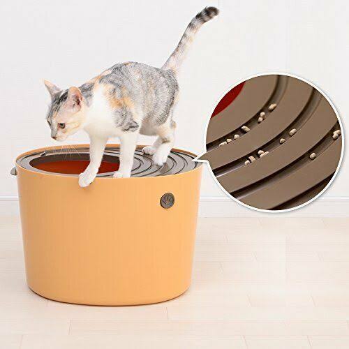 White Cat Litter Box H44605