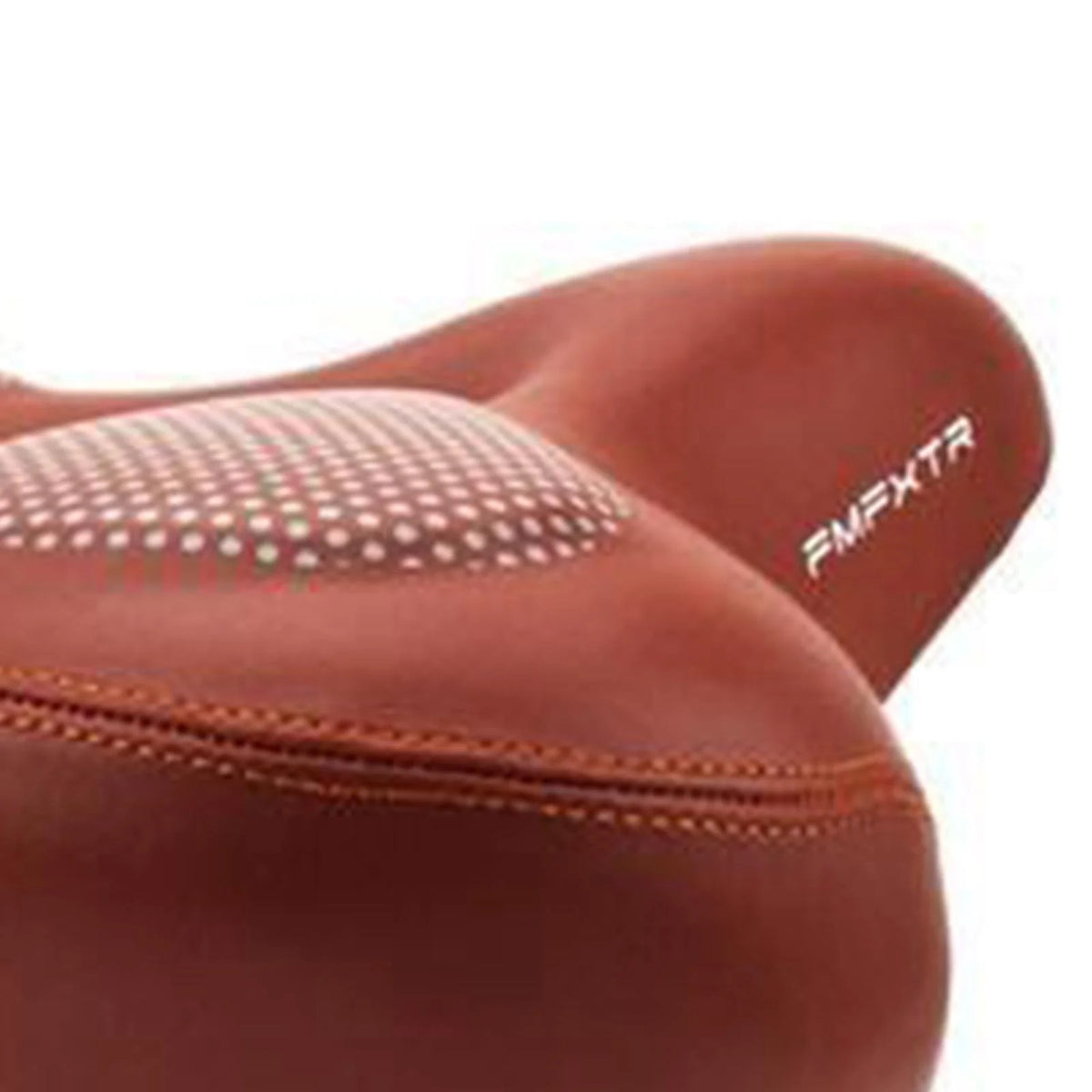 Brown Gel Waterproof Bike Seat Cushion with Taillight G614