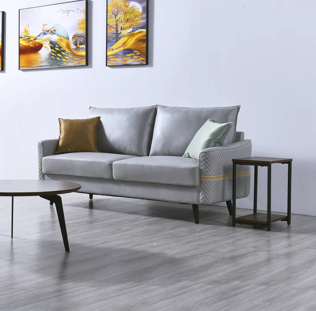 72 inch 3-Seat Tufted Sofa Couch T821915