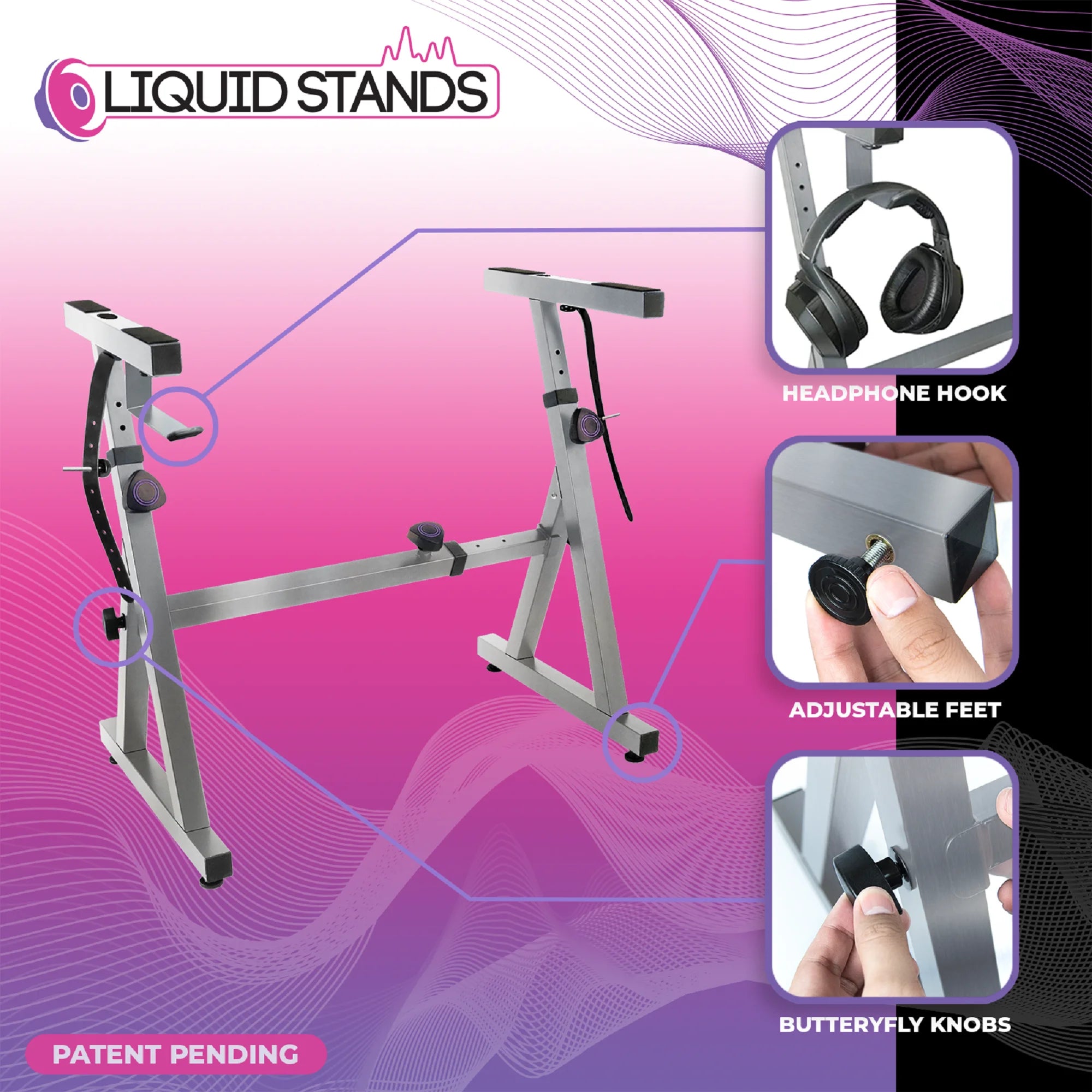 Z Style Adjustable Portable Heavy Duty Piano Keyboard Stand A391701