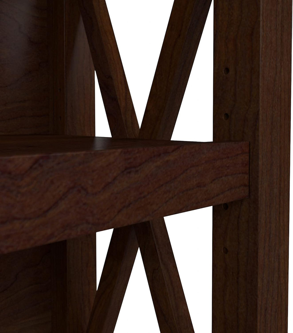 Small 2 Shelf Bookcase, Bing Cherry T3274