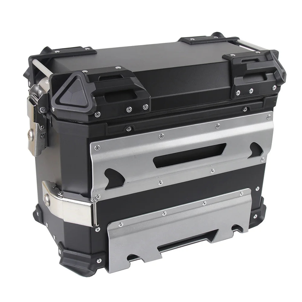 1 Pair 35L Aluminum Alloy Motorcycle Side Storage Box with 4 Keys B4504