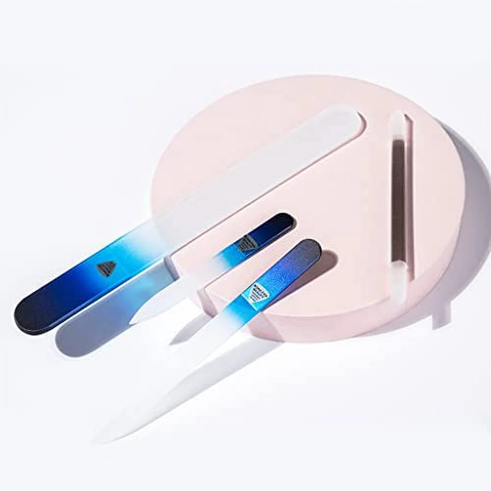 Glass Nail File Set with Cuticle Trimmer V25653