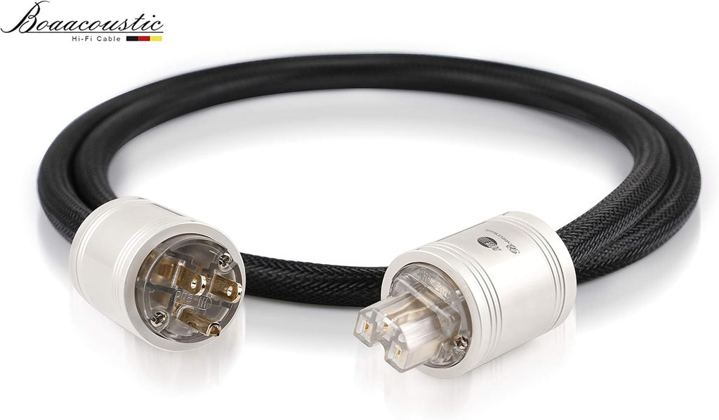 4N OFC HiFi Power Cord, Male to Female Power Cable, US Plug, 5ft P42063