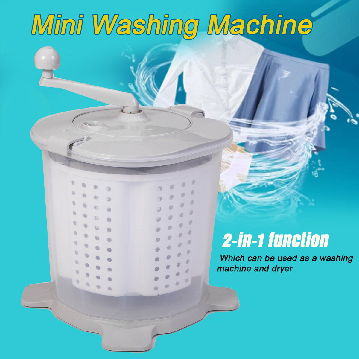 2 in 1 Portable Mini Laundry Dryer K381001
