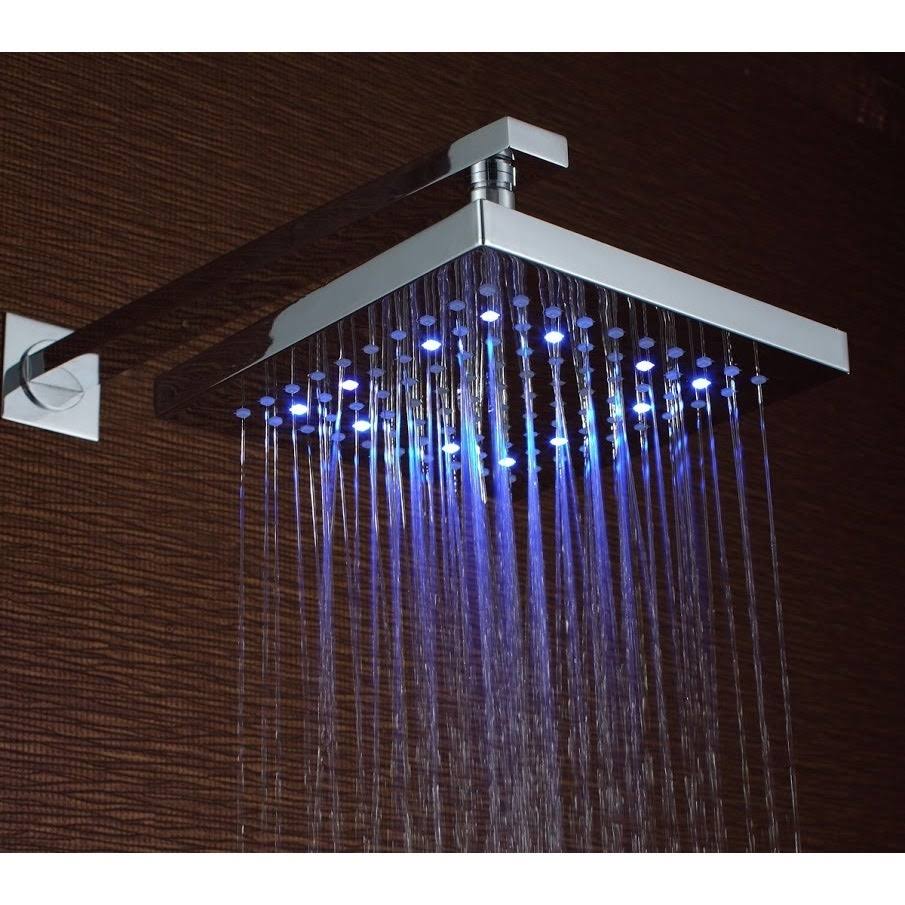 Volume Control LED Rainfall Shower Faucet D773