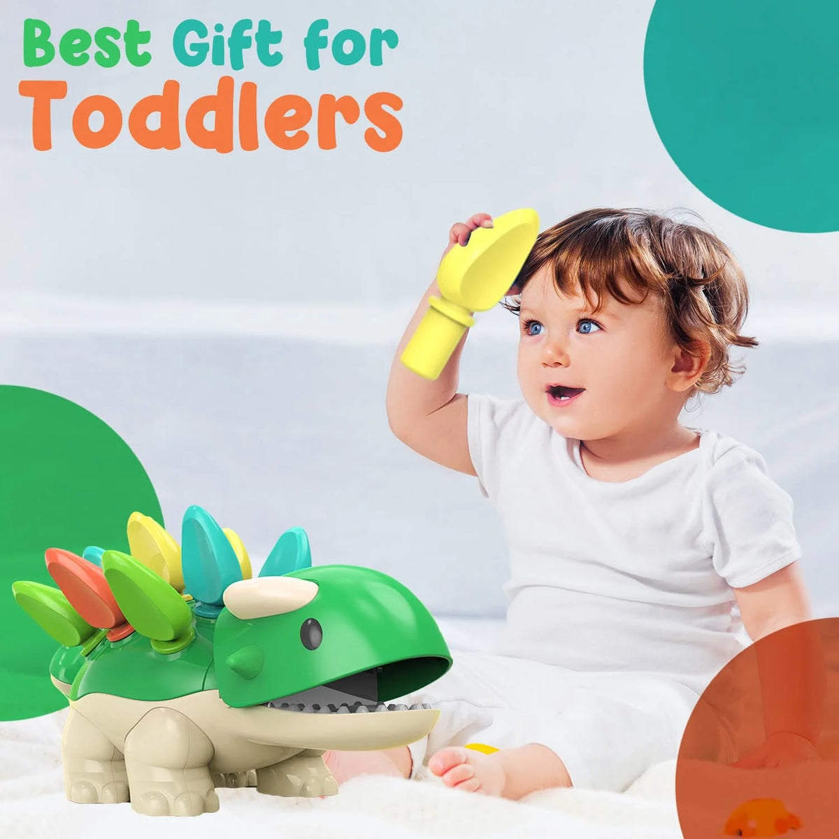 Dinosaur Toy with 12 Spike Quills for Matching Colors C965182
