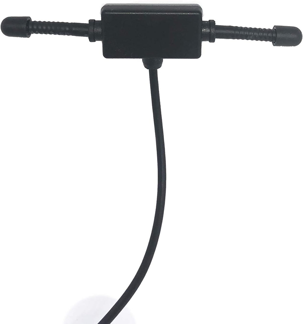 Universal AM FM Dipole Antenna with DIN Plug Connector Pack of 2 X83799