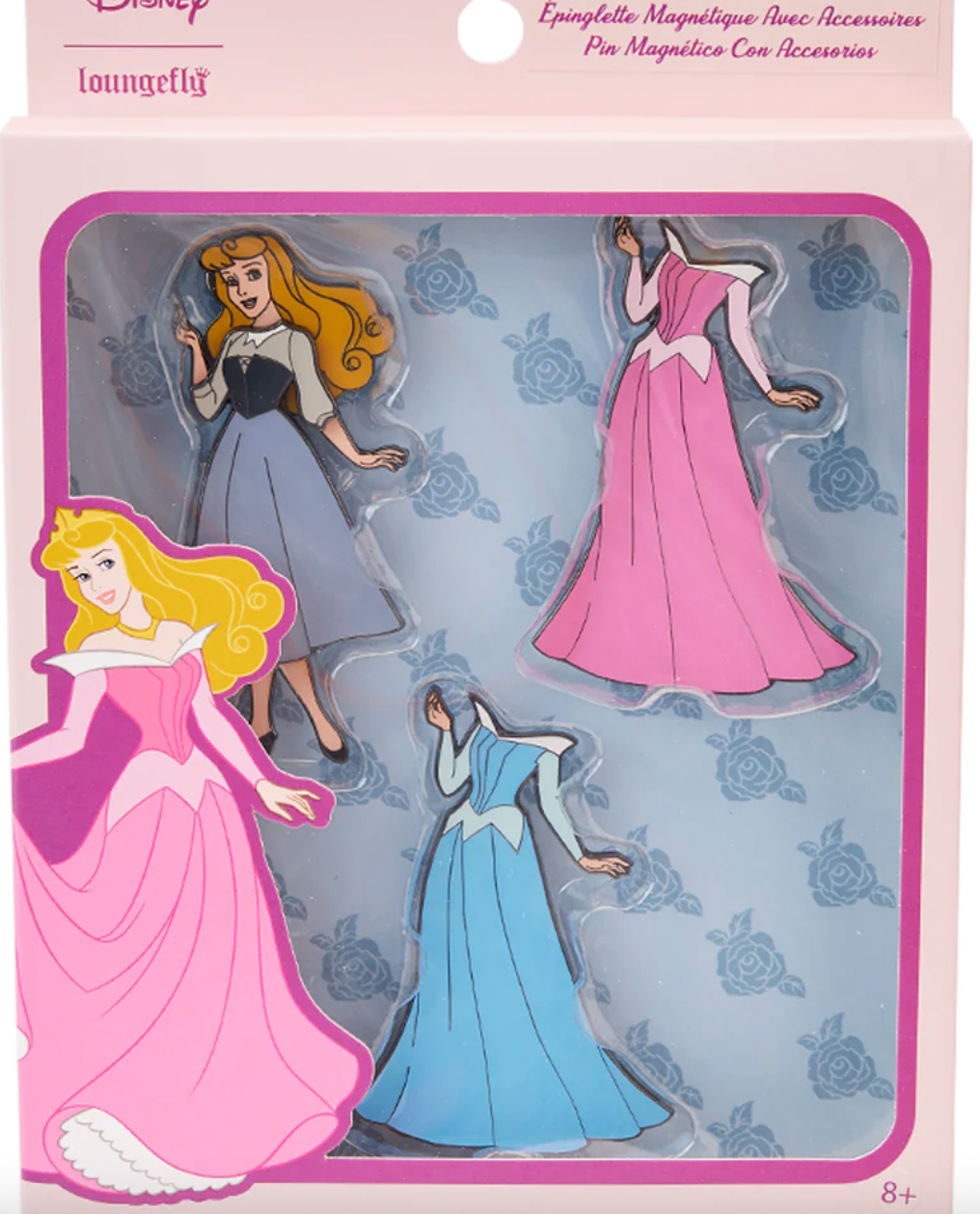 Disney Sleeping Beauty Magnetic Pin Set Q8343