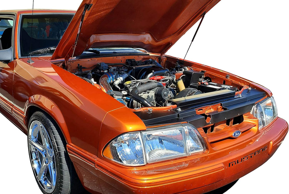 Hood QuickLIFT PLUS System Compatible with Ford Mustang & Mercury Capri 1979-1998 W61651