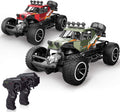 2 PCS Remote Control Off Road Monster Trucks Cars, 1:20 Scale Metal Shell Alloy RC Car, 2.4Ghz X755958