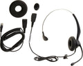 YHS34-DUAL Black Wired Headset with Microphone I6193