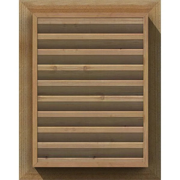 Unfinished Functional Vertical Gable Vent H350
