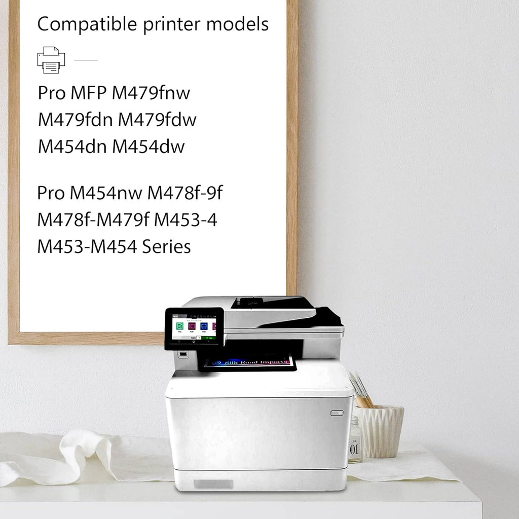 Magenta Toner Cartridge 1 Pack for HP Color Pro MFP M479fnw M479fdn M479fdw Pro M454dn M454dw Pro M454nw M478f-9f Printer M45380