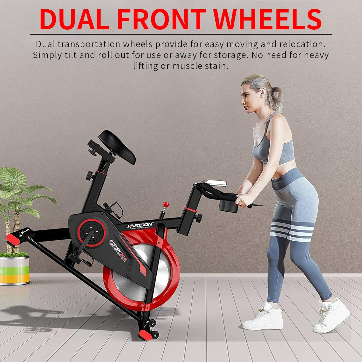 Exercise Bike with Tablet Holder Indoor Cycling Bike P4438