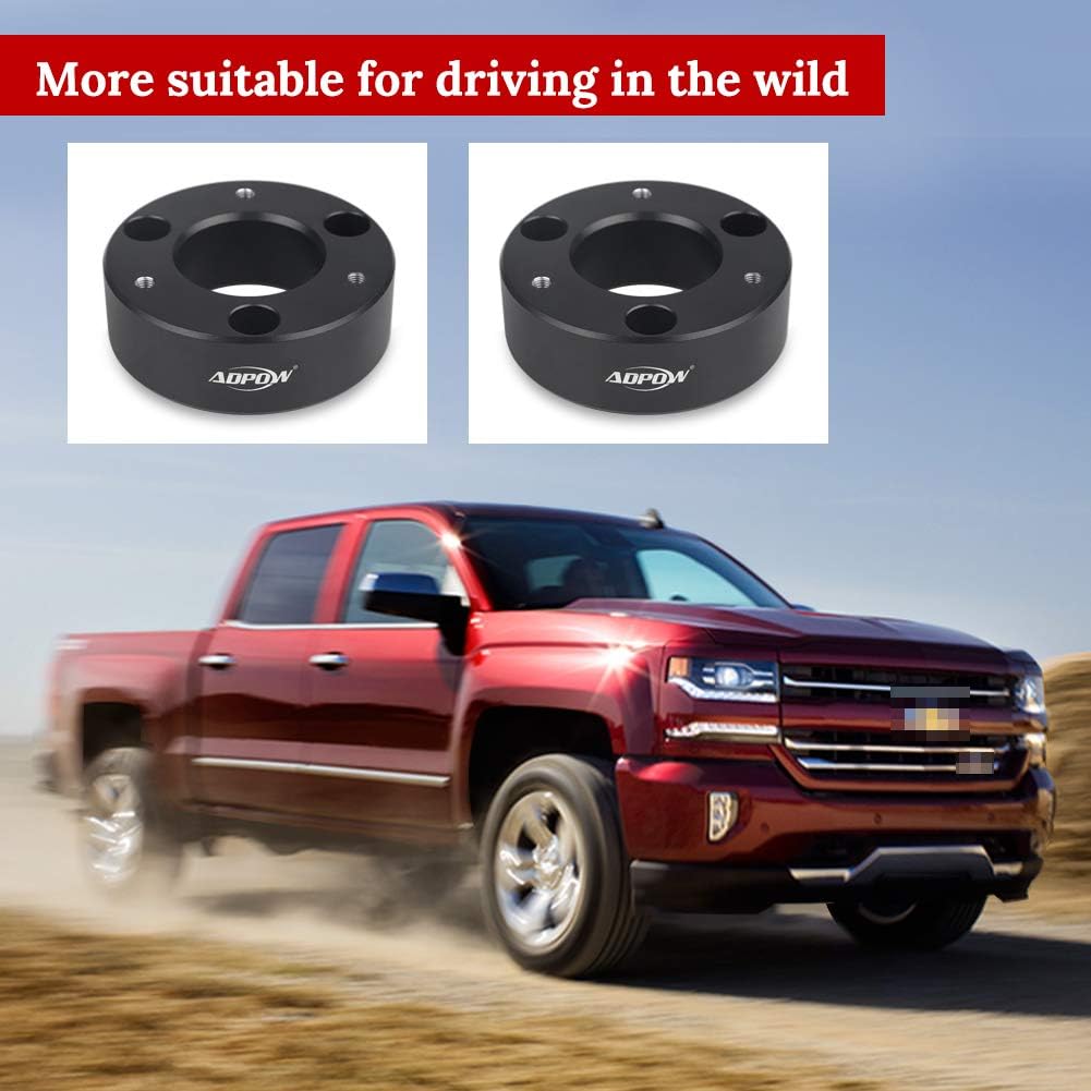 3" Front Leveling Lift Kit Chevy GMC Silverado 1500 Sierra 1500 2007-2019 2WD/4WD Pickup Pack of 2 R90912