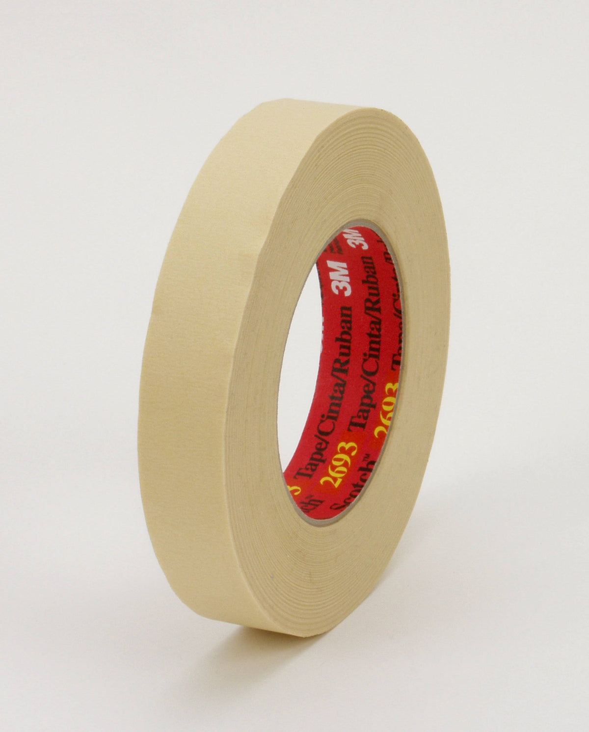 Tan Paper Core Masking Tape, 2 in x 60 yd, 24 per Case E735