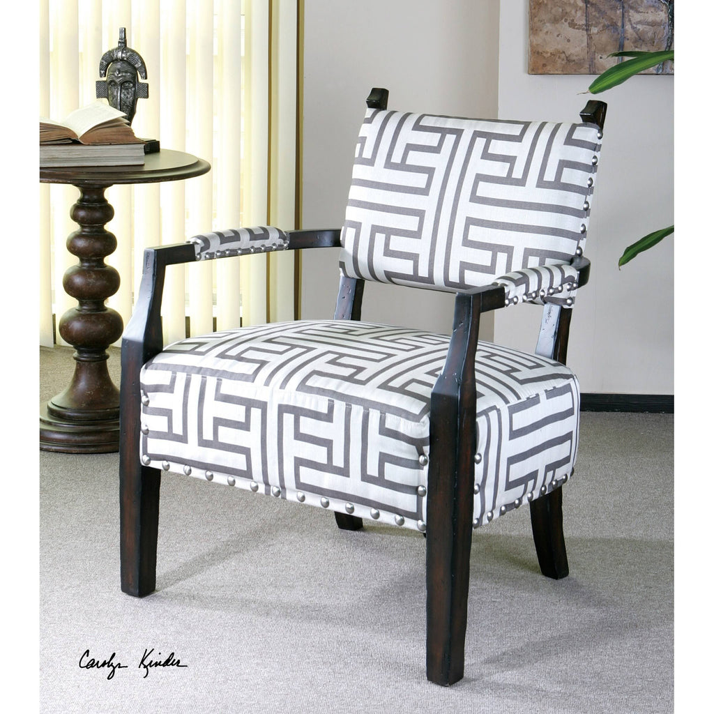 Geometric Accent Chair T7163