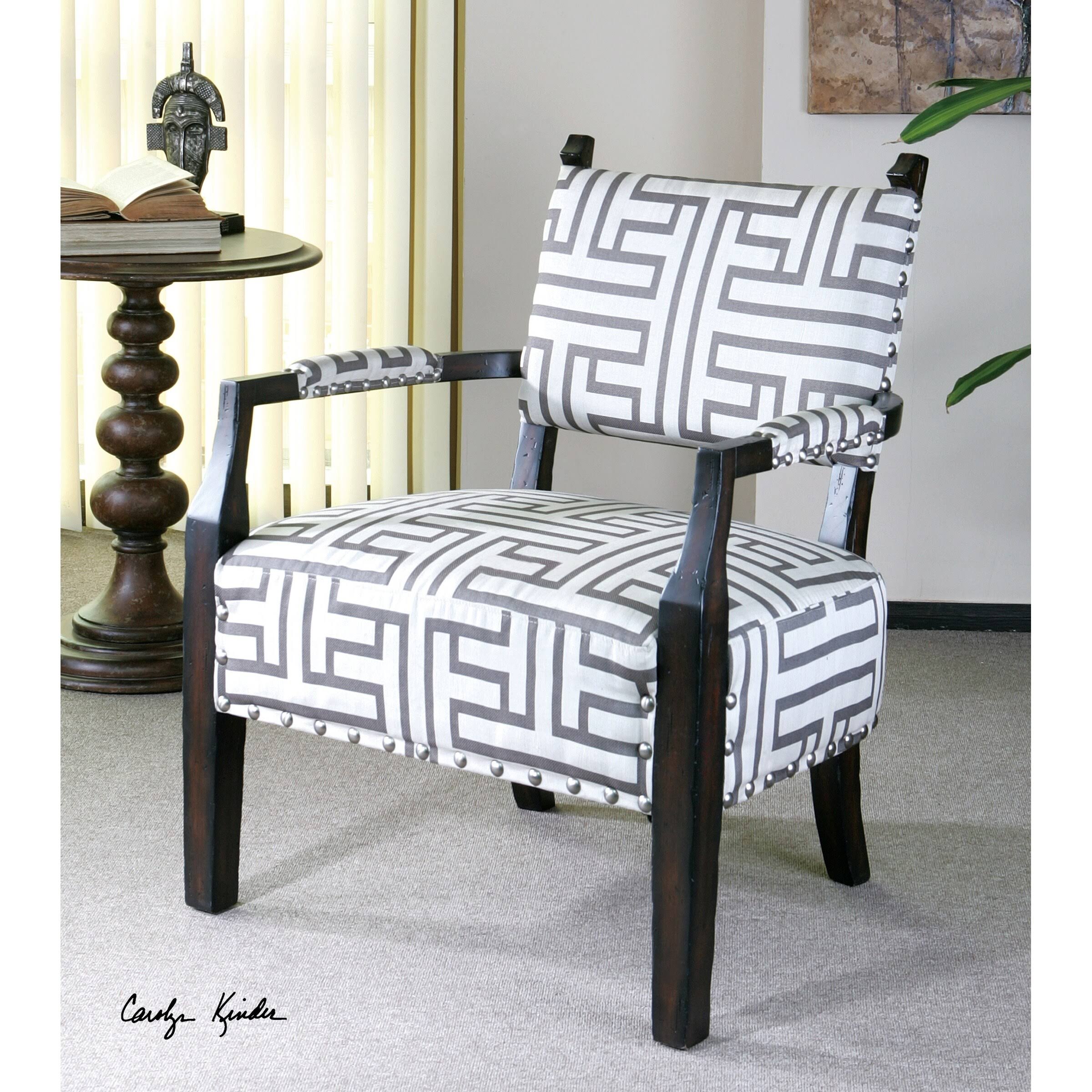 Geometric Accent Chair T7163