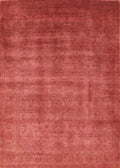 Bright Orange Rectangle Area Rug K4090