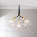 3-Light Glass Bubble Chandelier A410210