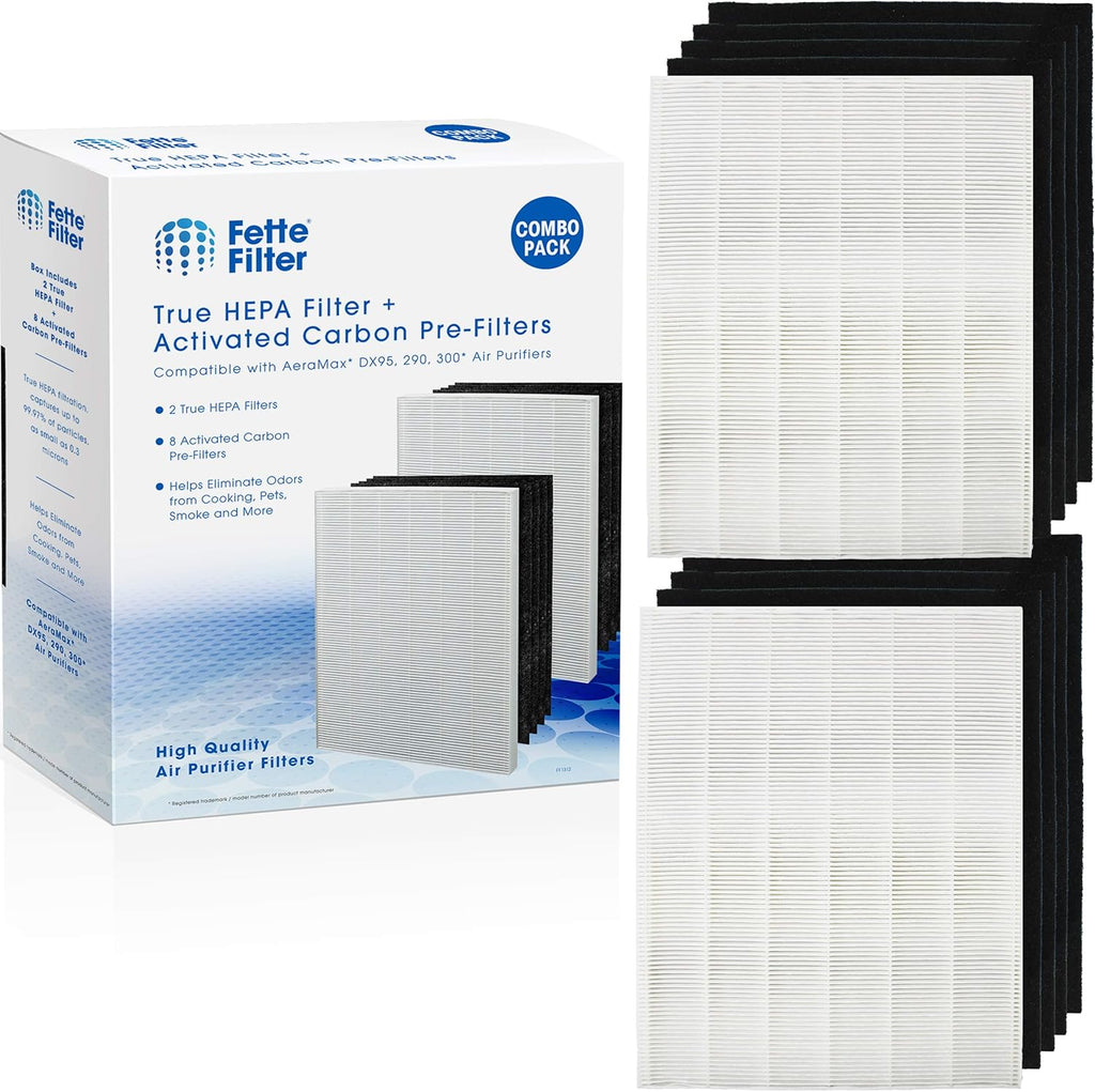 2 HEPA Filters + 8 Carbon Filters for Air Purifiers F111412