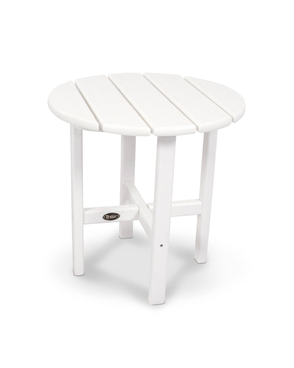 Classic White Round Side Table E98461