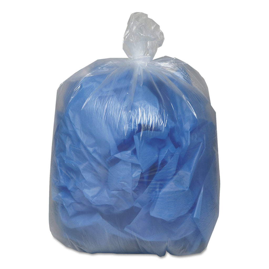 Clear Low-Density Can Liners 31-33gal .63 Mil 33 x 39 250/Carton X608348