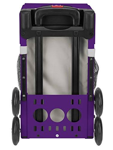 Purple Frame Sport Insert Bag with Flashing Wheels J514
