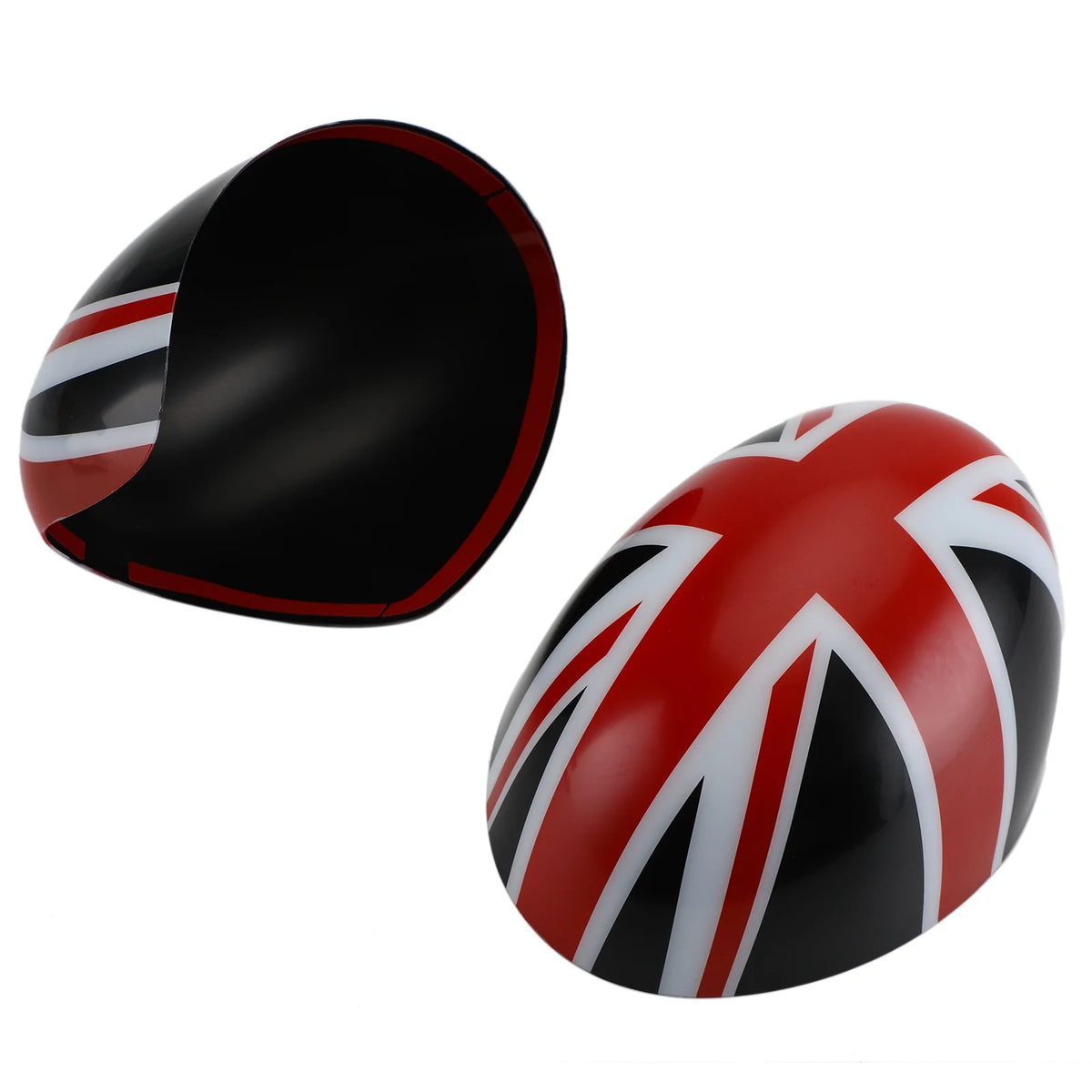 2pcs Black/Red Mirror Covers for MINI Cooper X54318