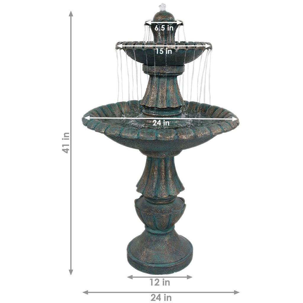 2-Tier Outdoor Water Fountain C749069