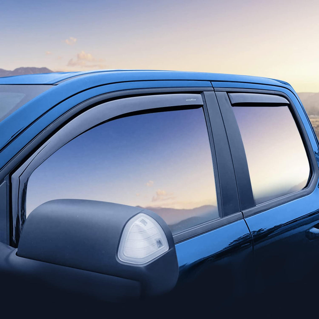 4 pcs in-Channel Window Deflectors for Dodge RAM 1500 Quad Cab P67359