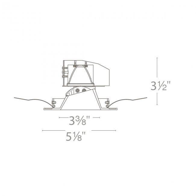 White Adjustable LED Trim U21462