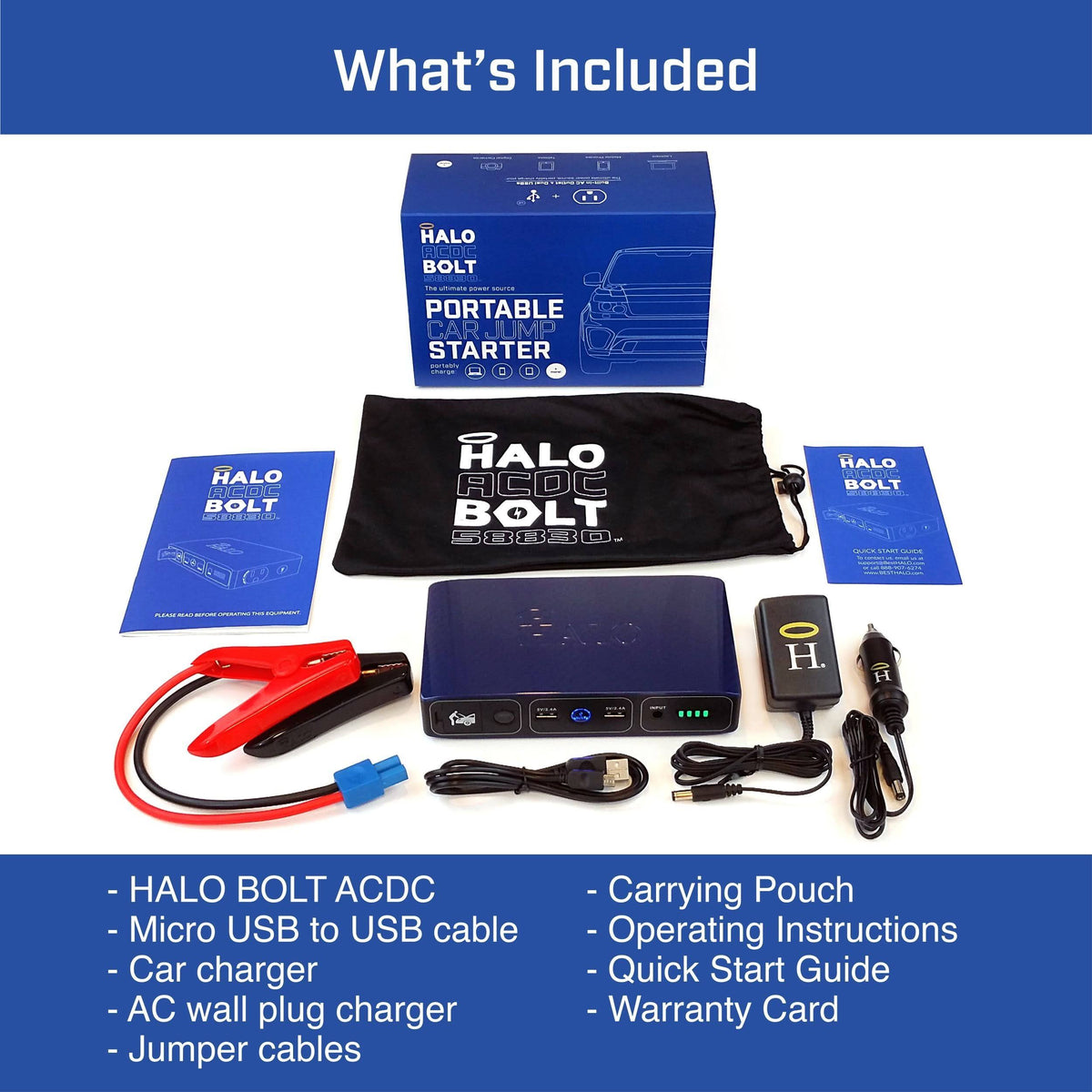 Portable Phone Laptop Charger Car Jump Starter with AC V44496