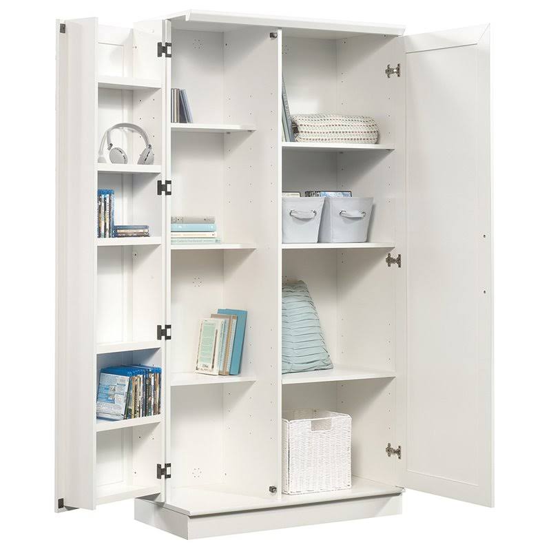 White Storage Cabinet Q496