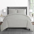 King Duvet Cover Set in Silver V913