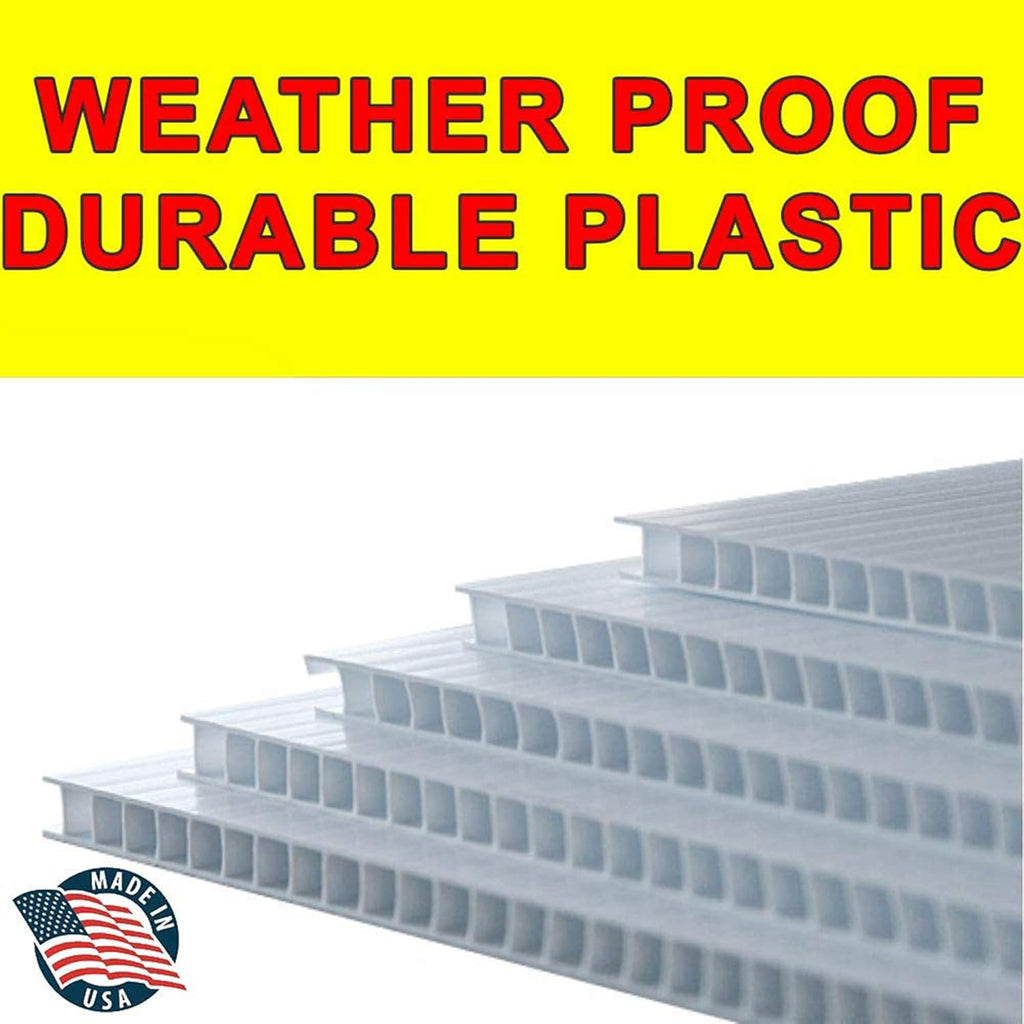 18"x12" Single-Sided Waterproof Yard Signs (25) Pack of 2 T993