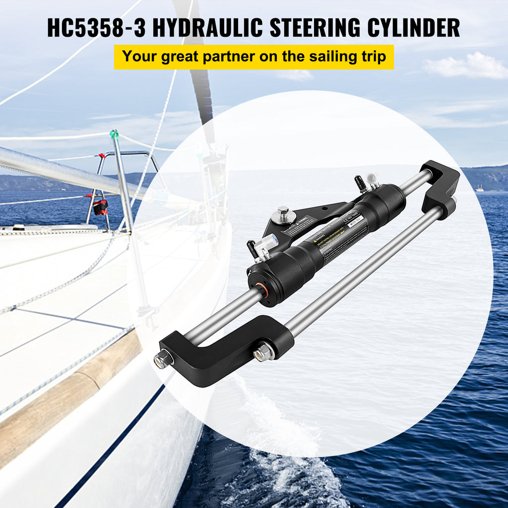 Hydraulic Steering Cylinder 300 HP Front Mount Outboard P58708