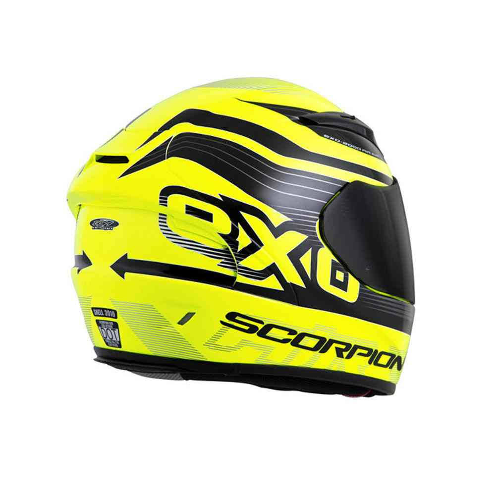 Black/Neon Full-Face Helmet R73580