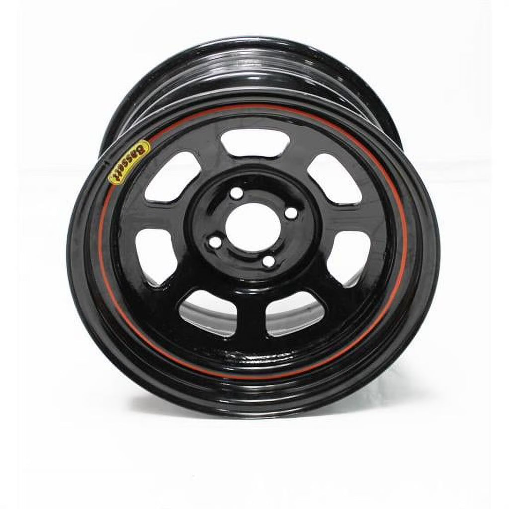 Black 15X8 D-Hole Wheel D44222