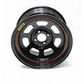 Black 15X8 D-Hole Wheel D44222