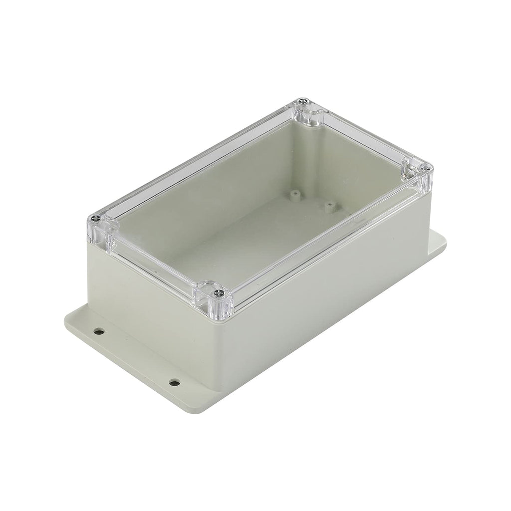 Junction Box ABS Plastic IP67 Universal Electrical Project Enclosure with Transparent Clear Cover Y56813