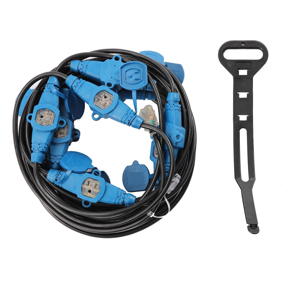 12 Gauge Heavy Duty Extension Cord 11 Outlets T728