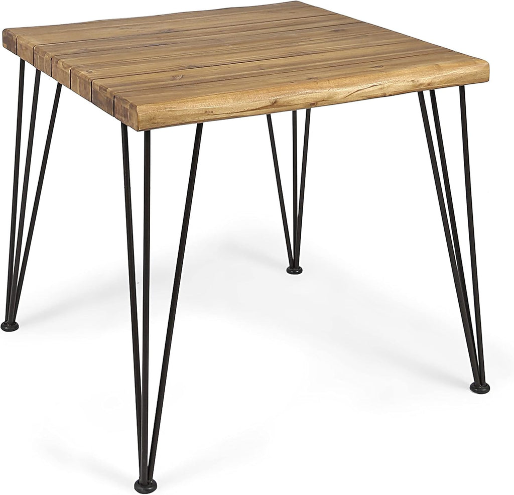 Teak Finish Acacia Wood Dining Table V3918