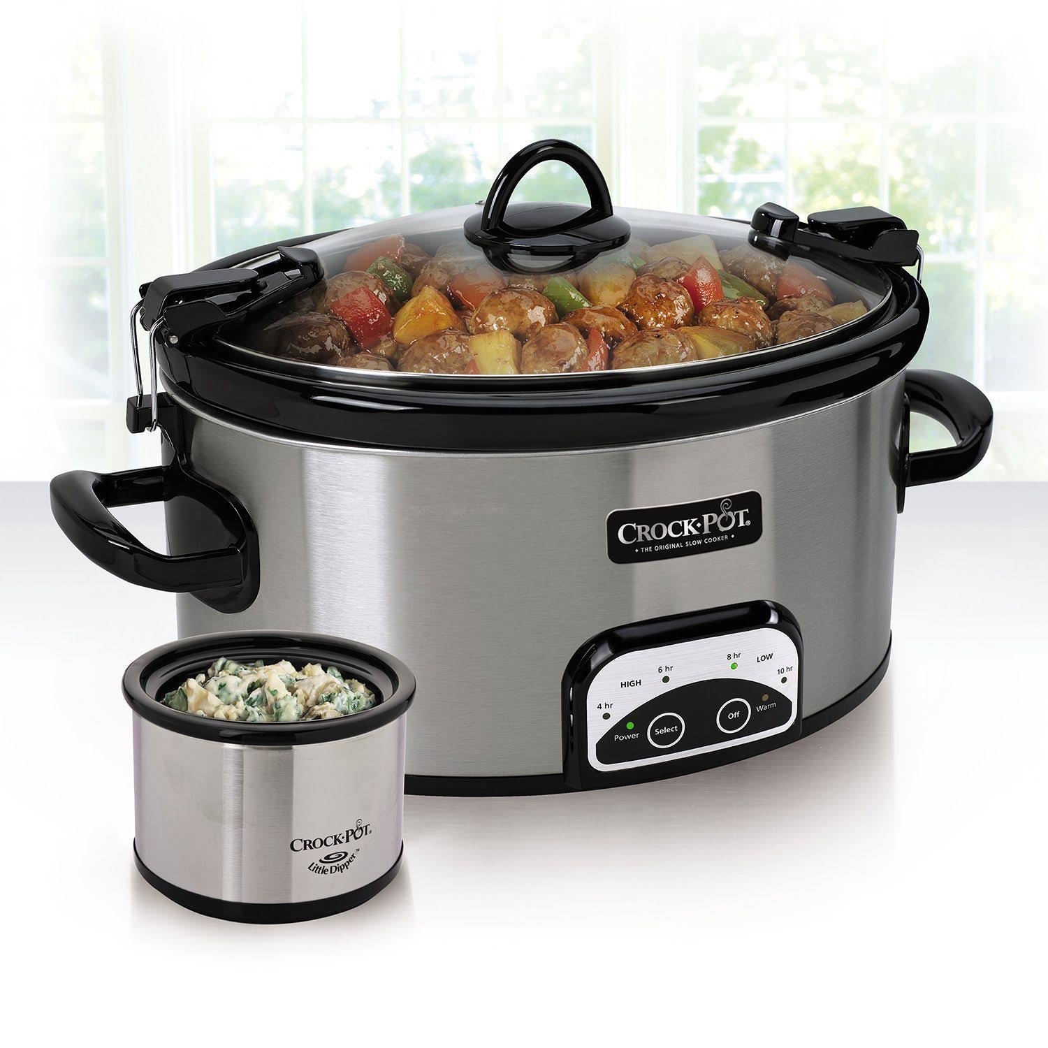 6 Quart Silver Slow Cooker S677