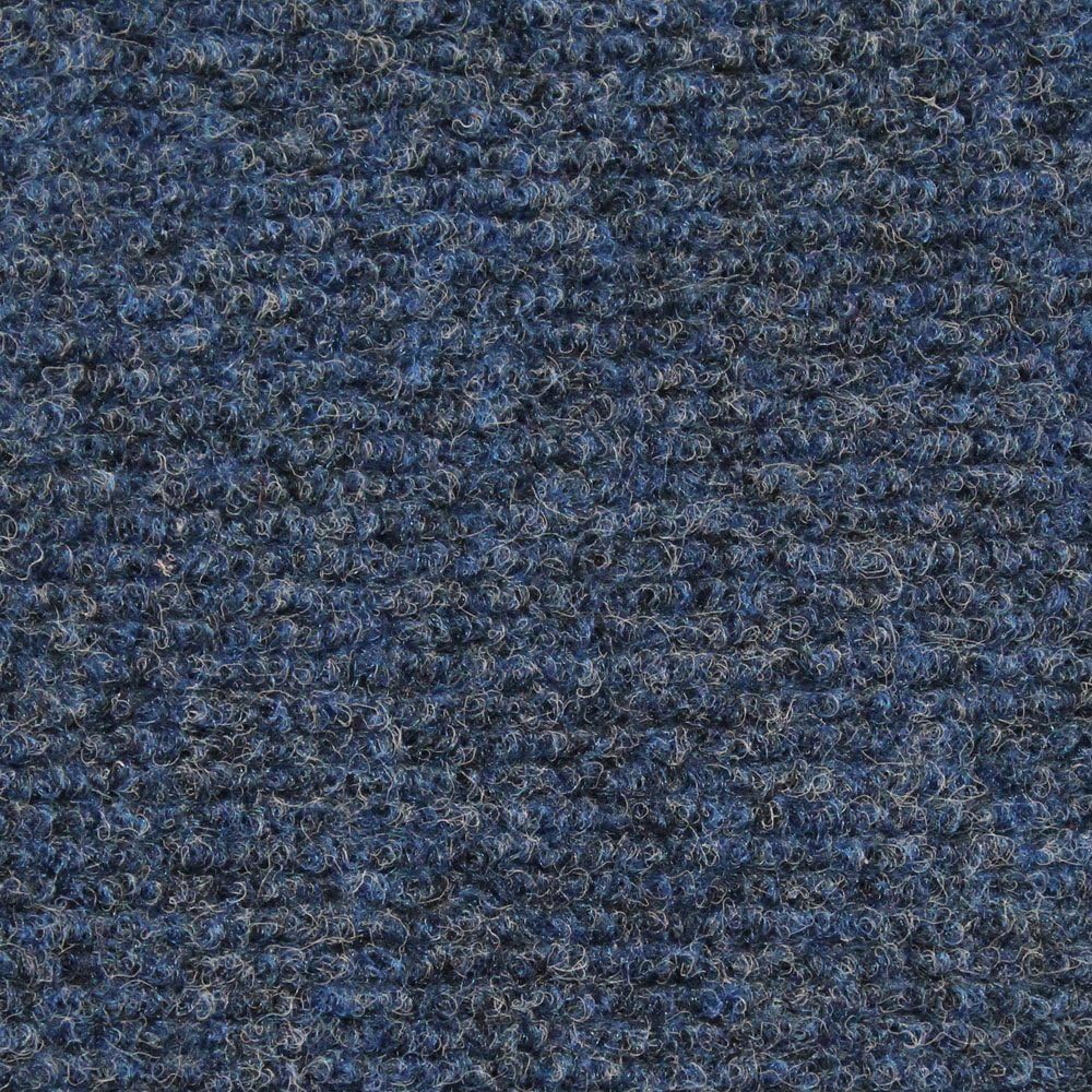 Blue 6 Feet x 10 Feet Indoor Outdoor Carpet with Rubber Marine Backing V264517